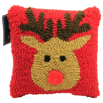 C & F Reindeer Games Pillow Cotton Holiday Games 44488017
