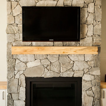 Natural Stone Fireplace