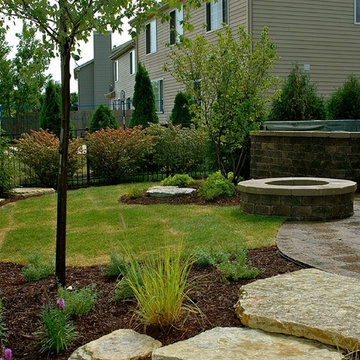 Suburban outdoor upgrade.  Aurora, IL.