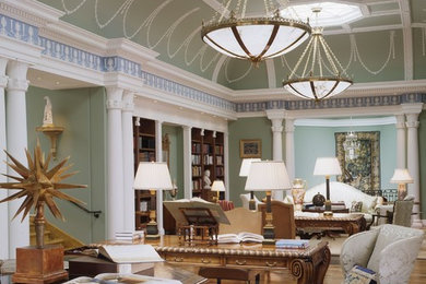 Huge elegant home office photo in San Francisco
