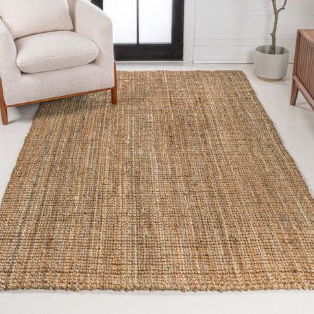 JONATHAN Y Lighting NRF104-9 Natural Fiber 9' x 12' Natural - Natural