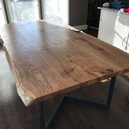 Modern Live edge dining room table - Products