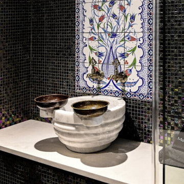 Modern Hammam-Inspired Walk-In Shower: After