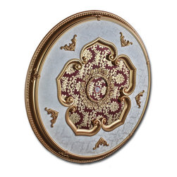 Udecor - BRR-13-S016 Michelangelo Medallion, Piece - Ceiling Medallions