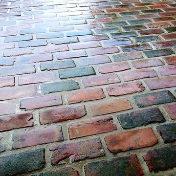 Antique brick courtyards