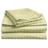 Lux Decor Collection Ultra-Soft Luxury 4 Piece Bed Sheet, Green, Queen
