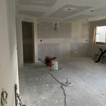 Basement Drywall Progress!