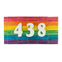 Pride | Creative House Numbers by Rusty Number - House Numbers