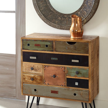 9-Drawer Chest , Multicolor Mango