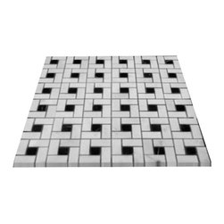 Statuary Crystal Marble Italian White Statuario Target Pinwheel Pattern Marble M - Home Accessories & Decor