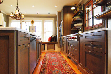 Arts and crafts kitchen photo in Other