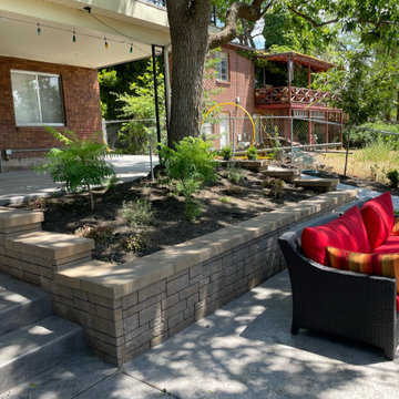 The Avenues Redesign and Retaining Wall Install