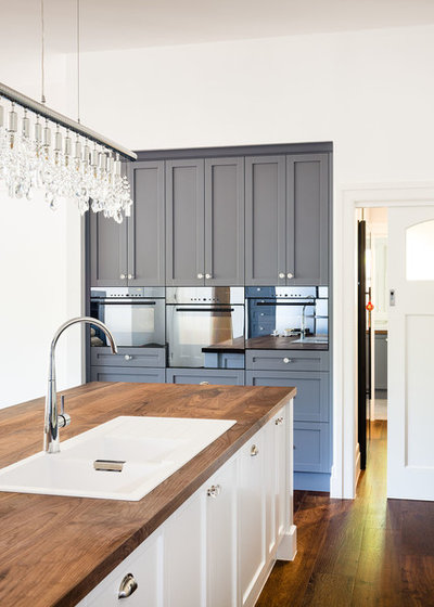 Transitional Kitchen by Steding Interiors & Joinery