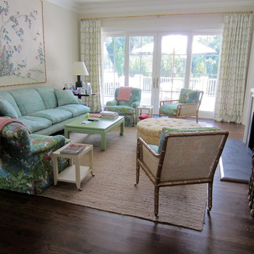 LATTINGTOWN: SELECT WHITE OAK INSTALLED/FINISHED W DARK WALNUT STAIN + TUNG OIL