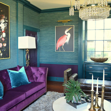 Tropical, Victorian, Gothic, Living Room- Waterford, VA
