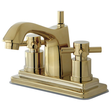 Kingston Brass KS864.DX Concord 1.2 GPM Centerset Bathroom Faucet - Polished
