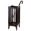Winsome Portland Transitional Solid Wood Umbrella Holder in Cappuccino
