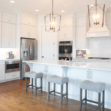 Craftsman White Kitchen | Arrington Cabinetry