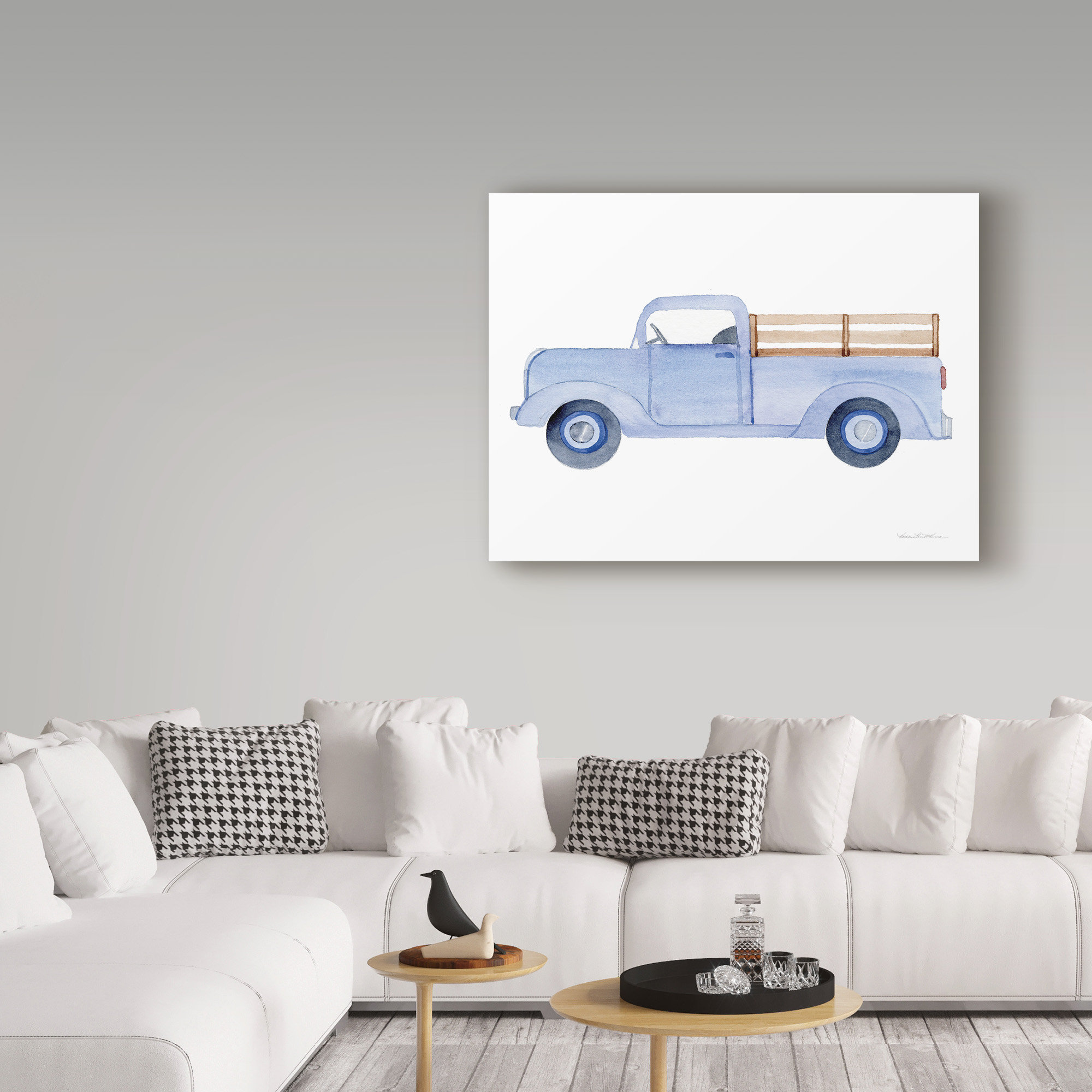 Kathleen Parr Mckenna 'Life On The Farm Truck Element' Canvas Art, 18 ...