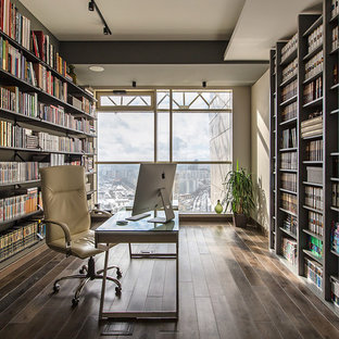 75 Most Popular Contemporary Home Office Library Design Ideas for 2019