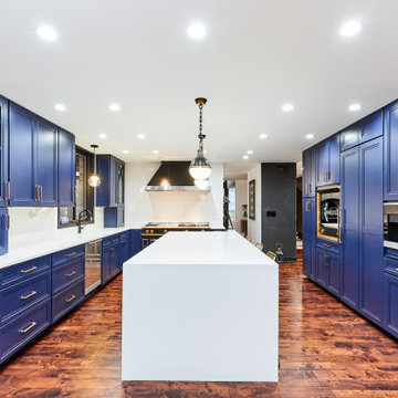 Lake Forest Modern Kitchen Remodel - Family-Friendly Design for Durability and C