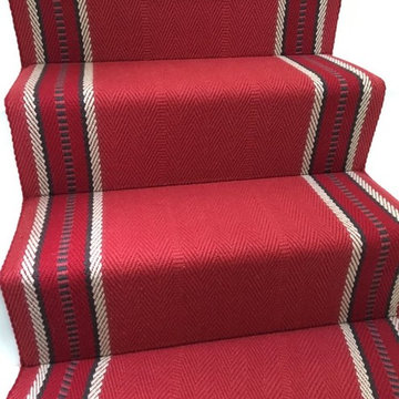 Roger Oates Hampton Madder stair runner carpet in Richmond Surrey