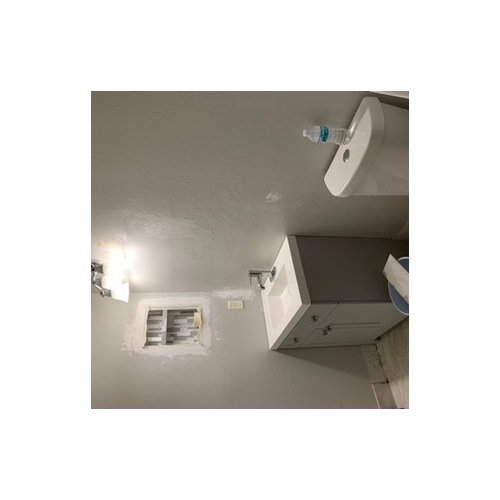 Bathroom walls same color as vanity, should I repaint walls???