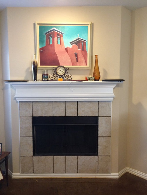 Spanish Tile Fireplace Surround