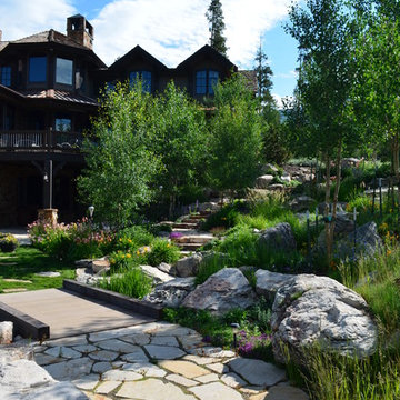 Design - Build Mountain Home Landscape in Summit County, CO