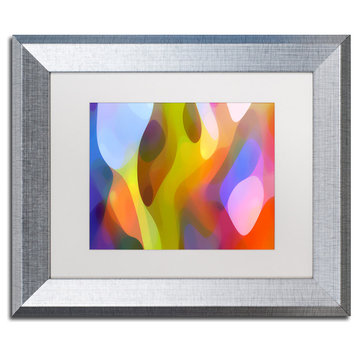 'Dappled Light 2' Art, 11x14, Silver Frame, White Mat