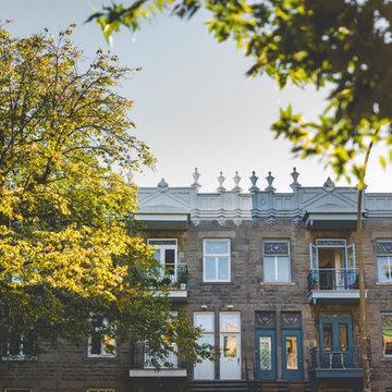 Stéphanie Fortier Design - Projet triplex au Plateau Mont-Royal