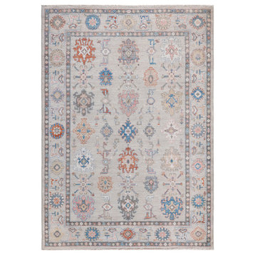 OUSHAK, Hand Knotted Area Rug 8' 8" X 6' 2"