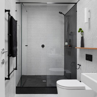 Badezimmer in schwarz-weiß - Ideen & Bilder | HOUZZ