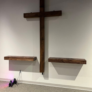 Commercial Remodel | Accent Wall Installed - Eastgate Church