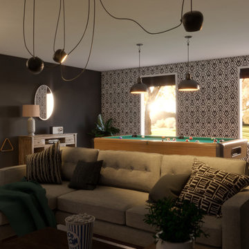 Garage Conversion to Family Hangout
