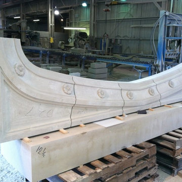 Custom Cut Lueders Limestone Carvings - Mezger