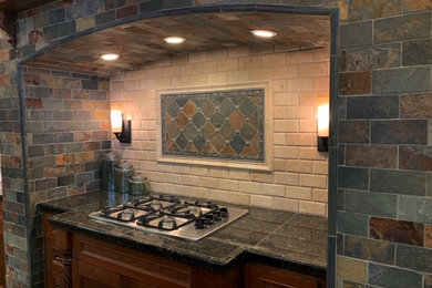 Kitchen - transitional kitchen idea in Providence