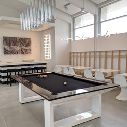 Black and White pool table - Game Tables