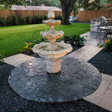 A New Orleans Inspired Fountain- Tanglewood, Houston, TX