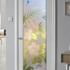 Interior Prehung Door or Interior Slab Door - Hibiscus Anthurium - Primed -...