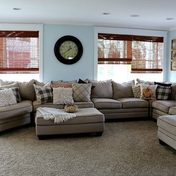 Cozy Farmhouse Family Room