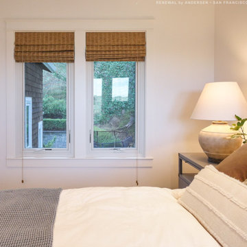 New Casement Windows in Splendid Bedroom - Renewal by Andersen San Francisco Bay