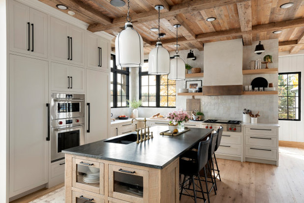 Rustic Kitchen by Tays & Co Design Studios