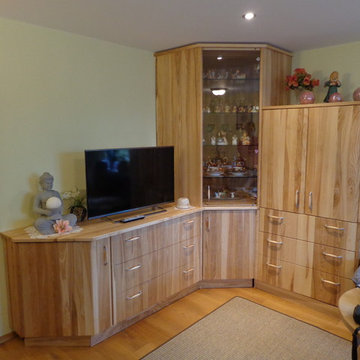 Wohnzimmer massiv Esche Braunkern
