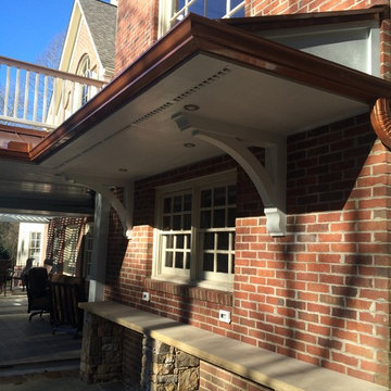 Pool cabana,deck,arbor