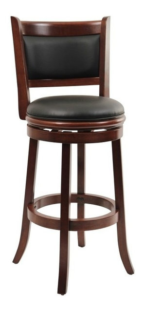 Colinas Swivel Bar Stool Black Transitional Stools And Dune Augusta Swivel Bar Stool Cherry 29