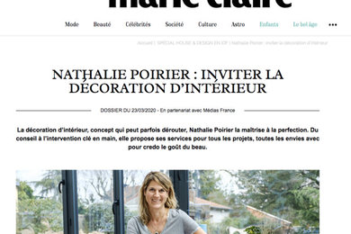 Parution magazine Marie Claire