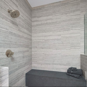 Noah & Junior's New Shower Remodel