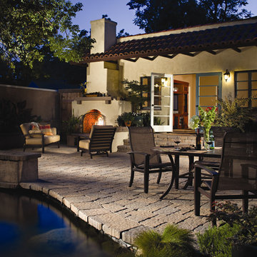 Pond and Patio Space