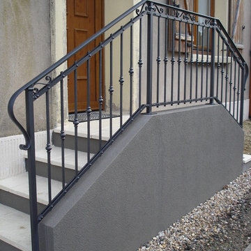 Garde corps exterieur en fer forgé